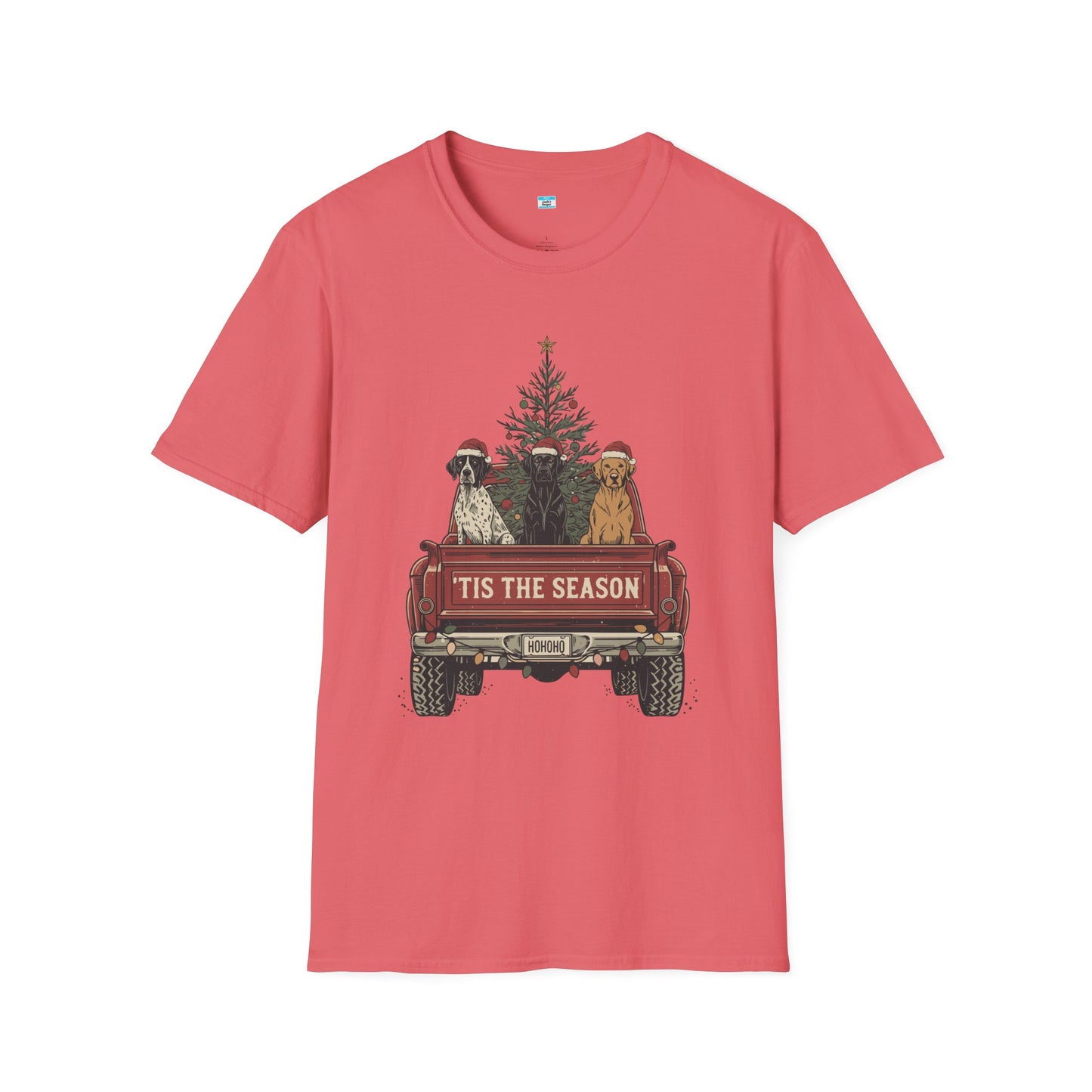 ’Tis The Season Christmas Truck Dog Shirt – Festive Holiday Dog Lover Tee