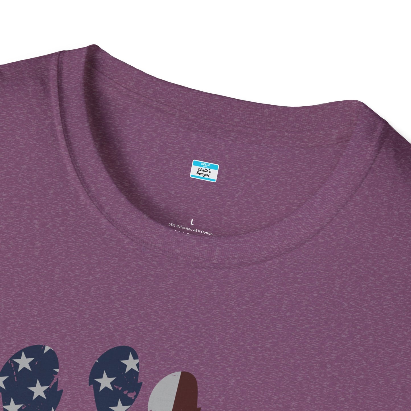 Patriotic Bigfoot Footprint T-Shirt, American Flag Sasquatch USA Tee