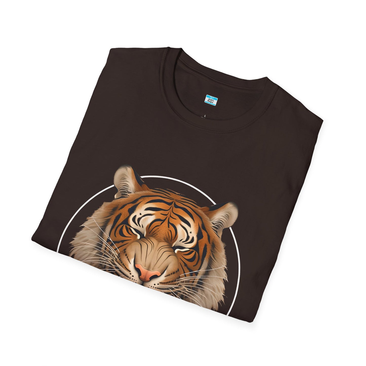 Roaring Tiger Face Graphic T-Shirt – Bold Wild Jungle Animal Tee for Men & Women