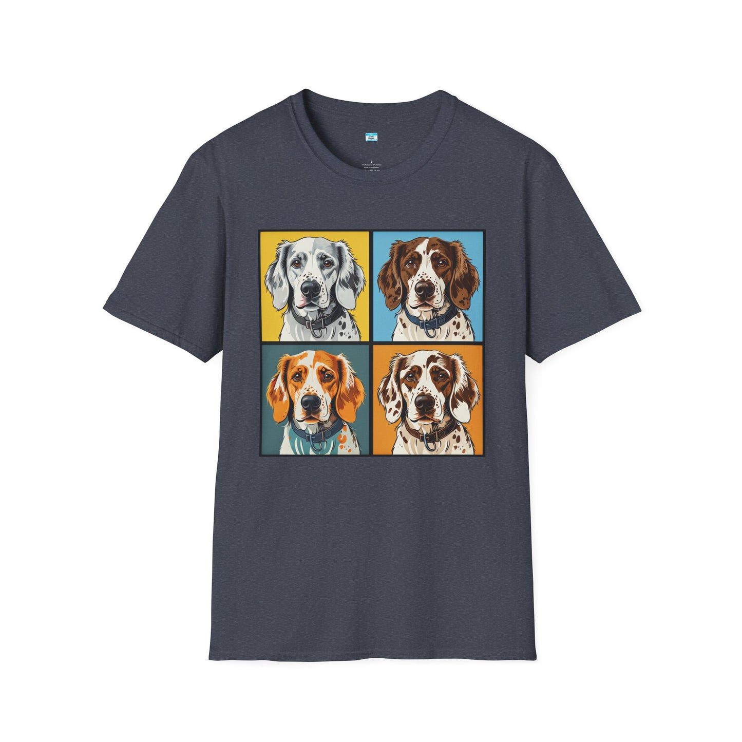 Pop Art English Setter T-Shirt β Colorful Dog Lover Graphic Tee