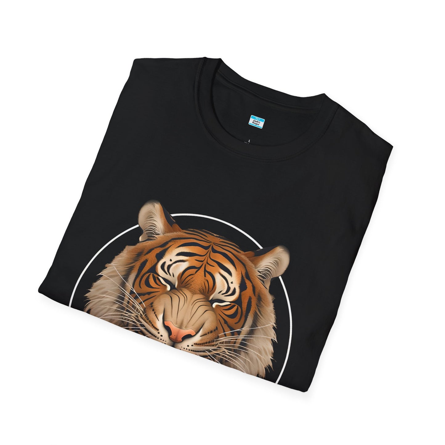 Roaring Tiger Face Graphic T-Shirt – Bold Wild Jungle Animal Tee for Men & Women