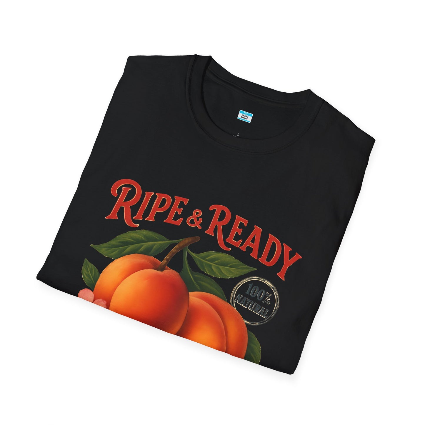 Ripe & Ready Peach T-Shirt β Hidden Valley Sweet Juicy Vintage Fruit Tee
