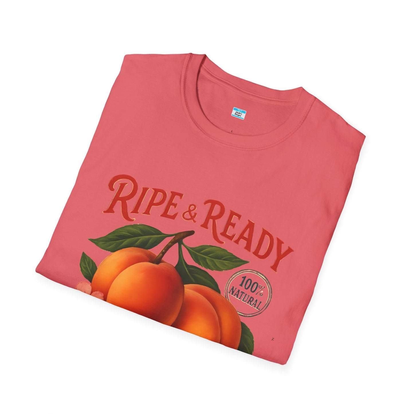 Ripe & Ready Peach T-Shirt β Hidden Valley Sweet Juicy Vintage Fruit Tee