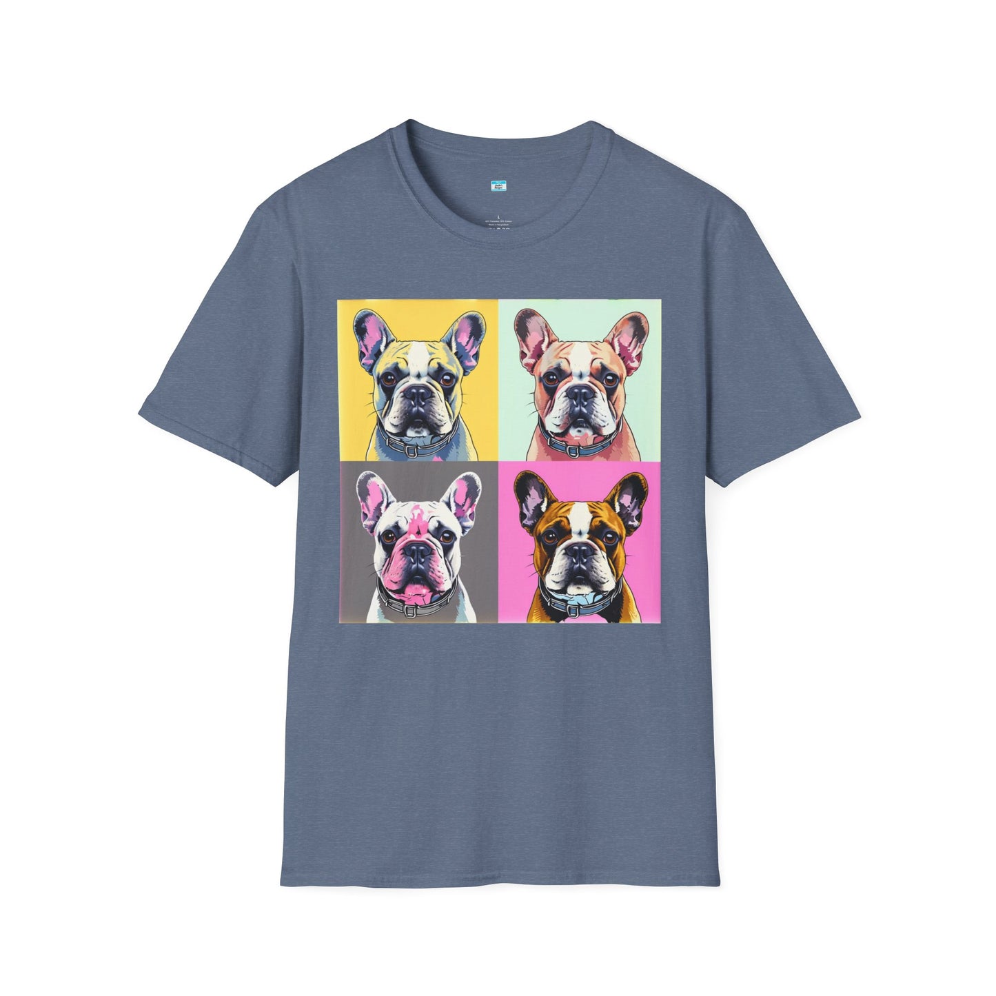 Pop Art French Bulldog T-Shirt β Colorful Frenchie Lover Graphic Tee