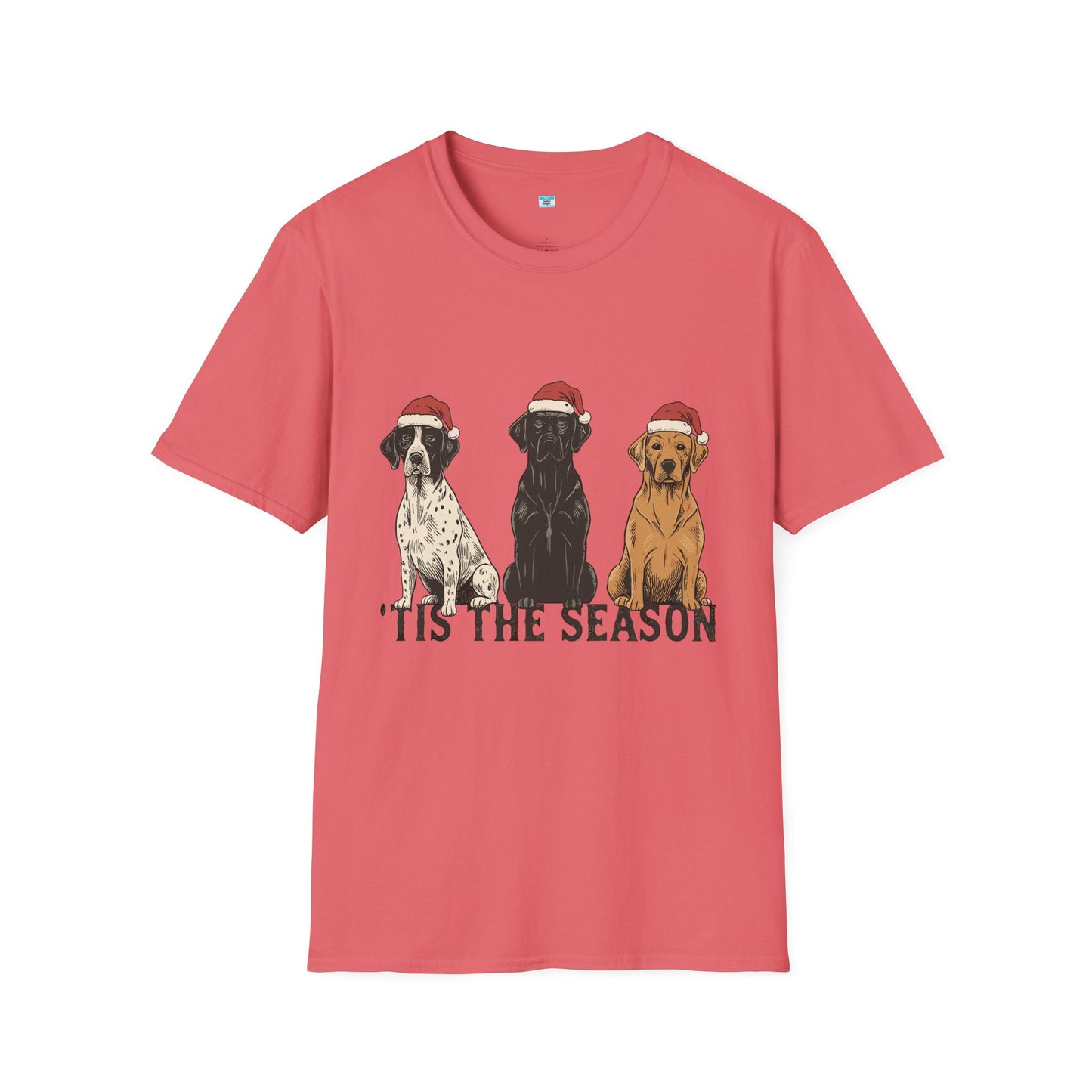 ’Tis The Season Dog Christmas Shirt – Cute Holiday Labrador Dog Lover Tee