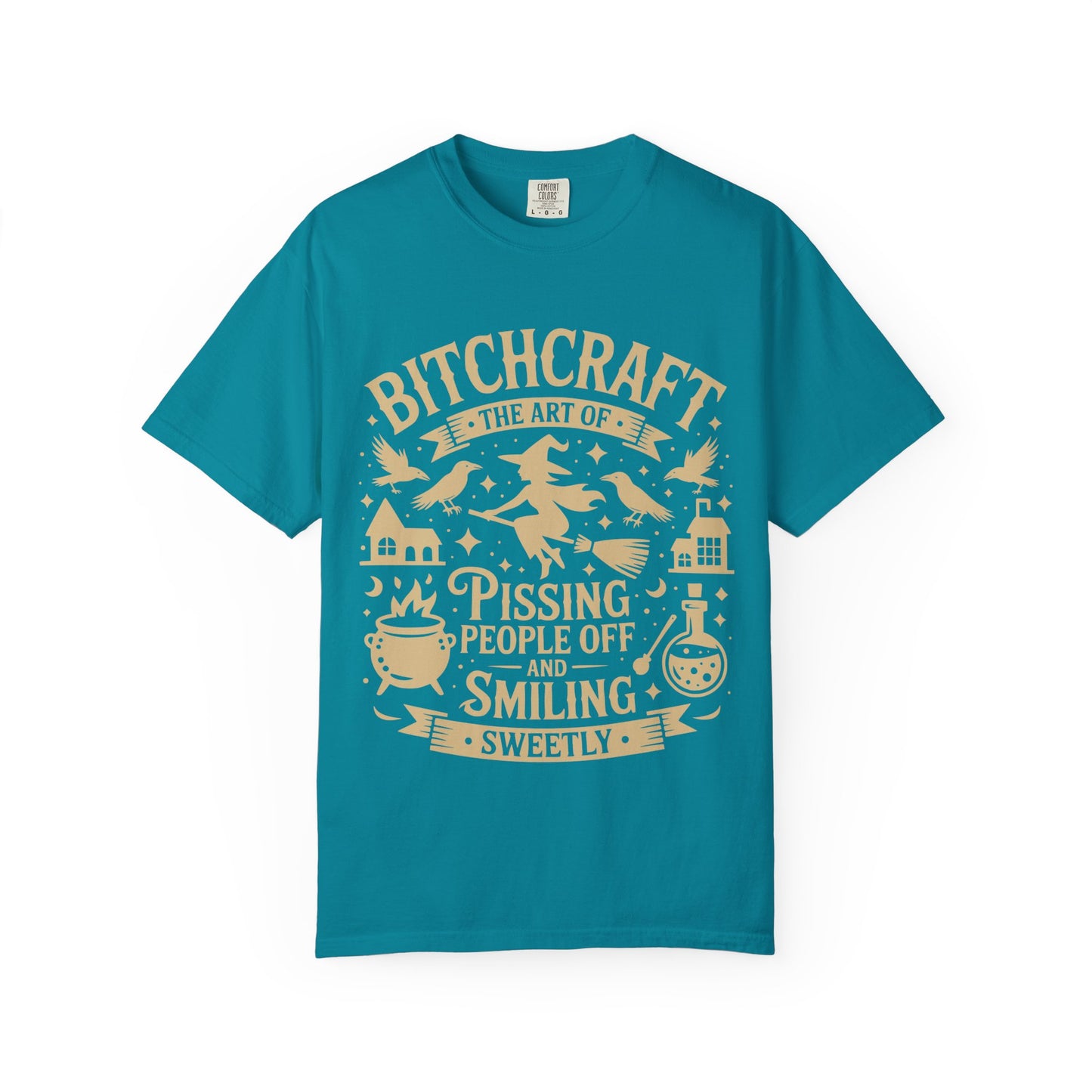 Bitchcraft – Funny Witchy T-Shirt | Gothic Witch Humor Tee