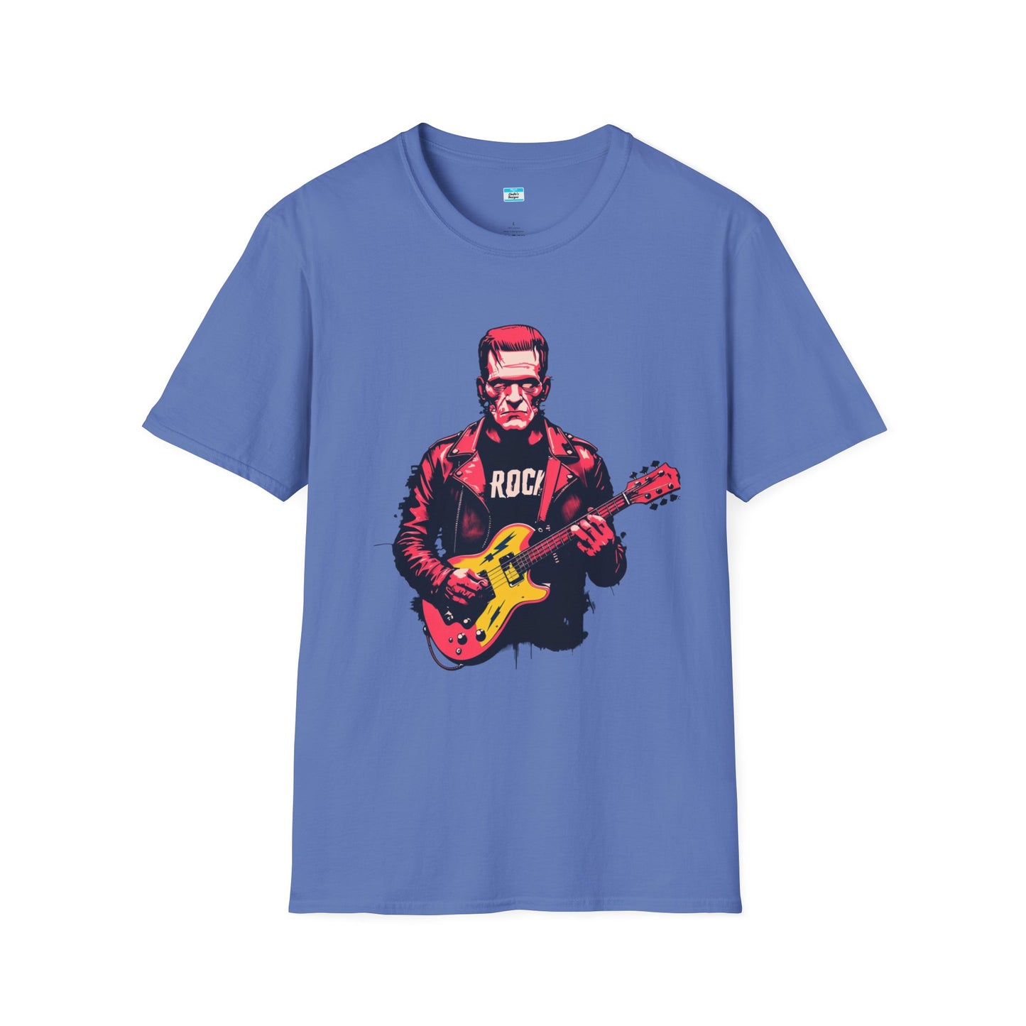 Frankenstein Rock Guitar T-Shirt – Horror Punk Monster Music Tee