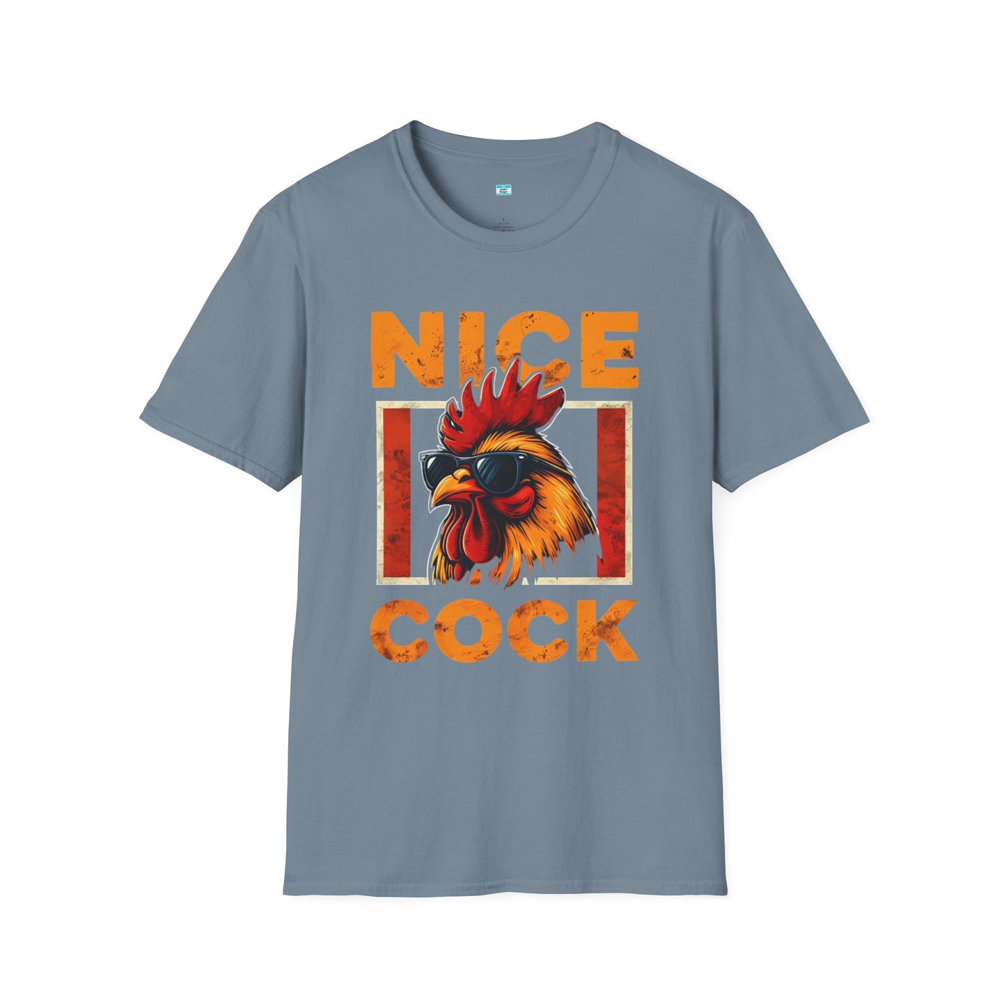 Nice Cock T-Shirt – Funny Rooster Graphic Tee, Farm Animal Humor Shirt