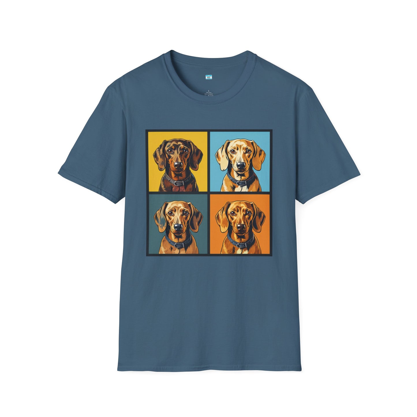 Pop Art Dachshund T-Shirt β Colorful Wiener Dog Lover Graphic Tee