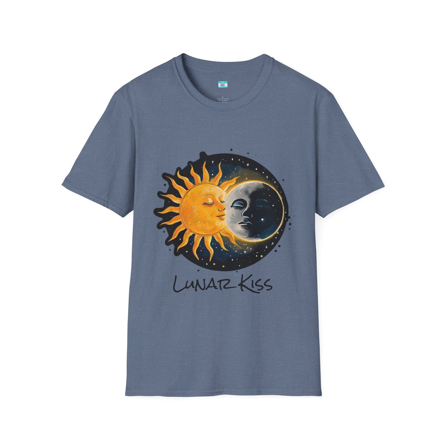 Lunar Kiss T-Shirt β Romantic Sun and Moon Celestial Graphic Tee
