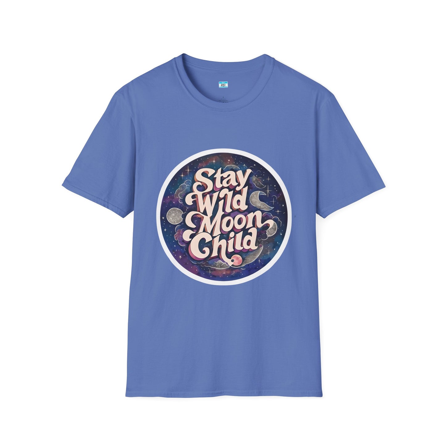 Stay Wild Moon Child T-Shirt β Boho Retro Celestial Graphic Tee