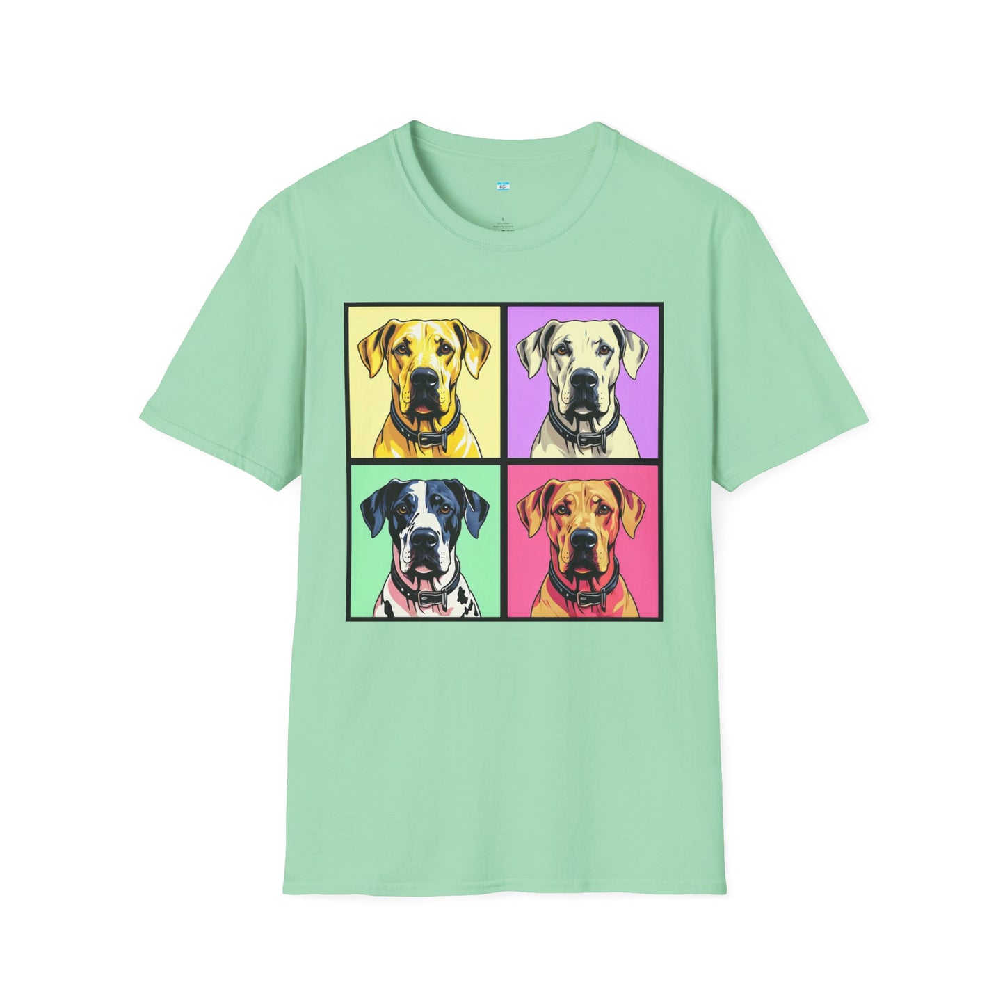 Pop Art Great Dane T-Shirt β Colorful Dog Lover Graphic Tee