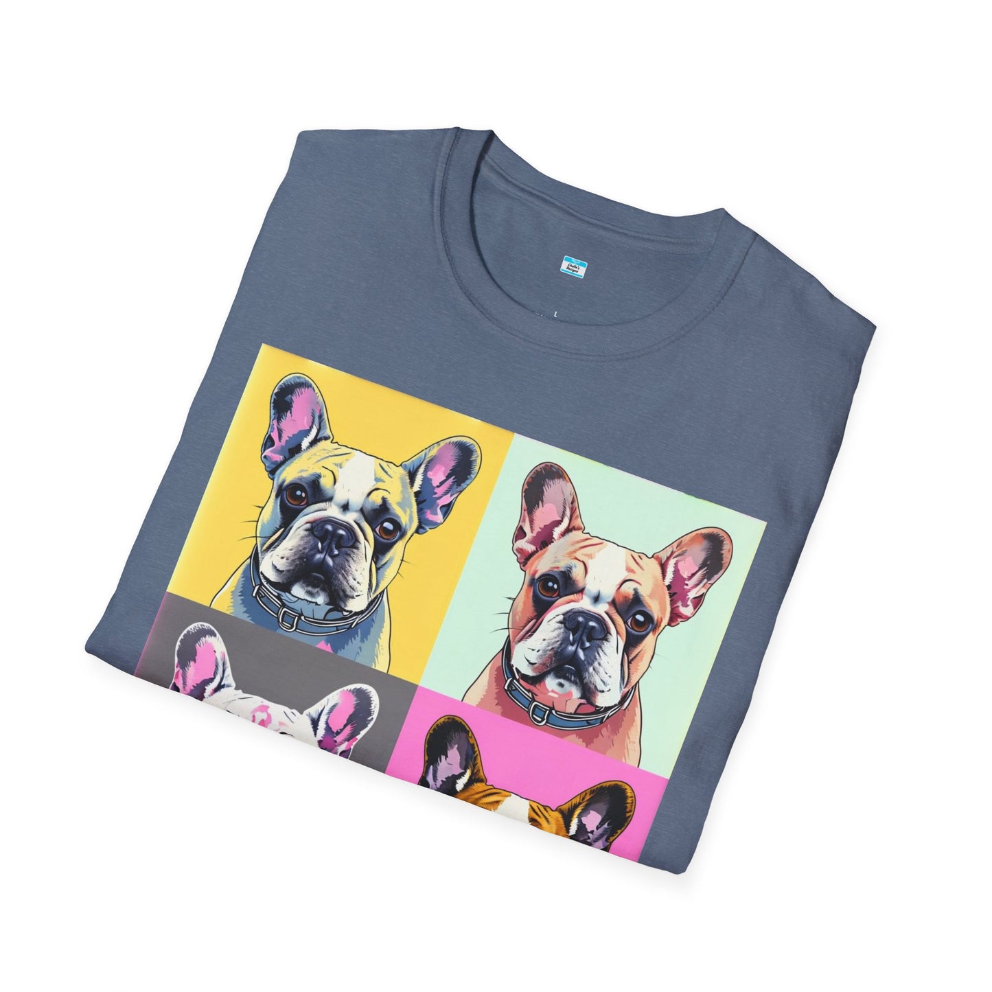 Pop Art French Bulldog T-Shirt β Colorful Frenchie Lover Graphic Tee