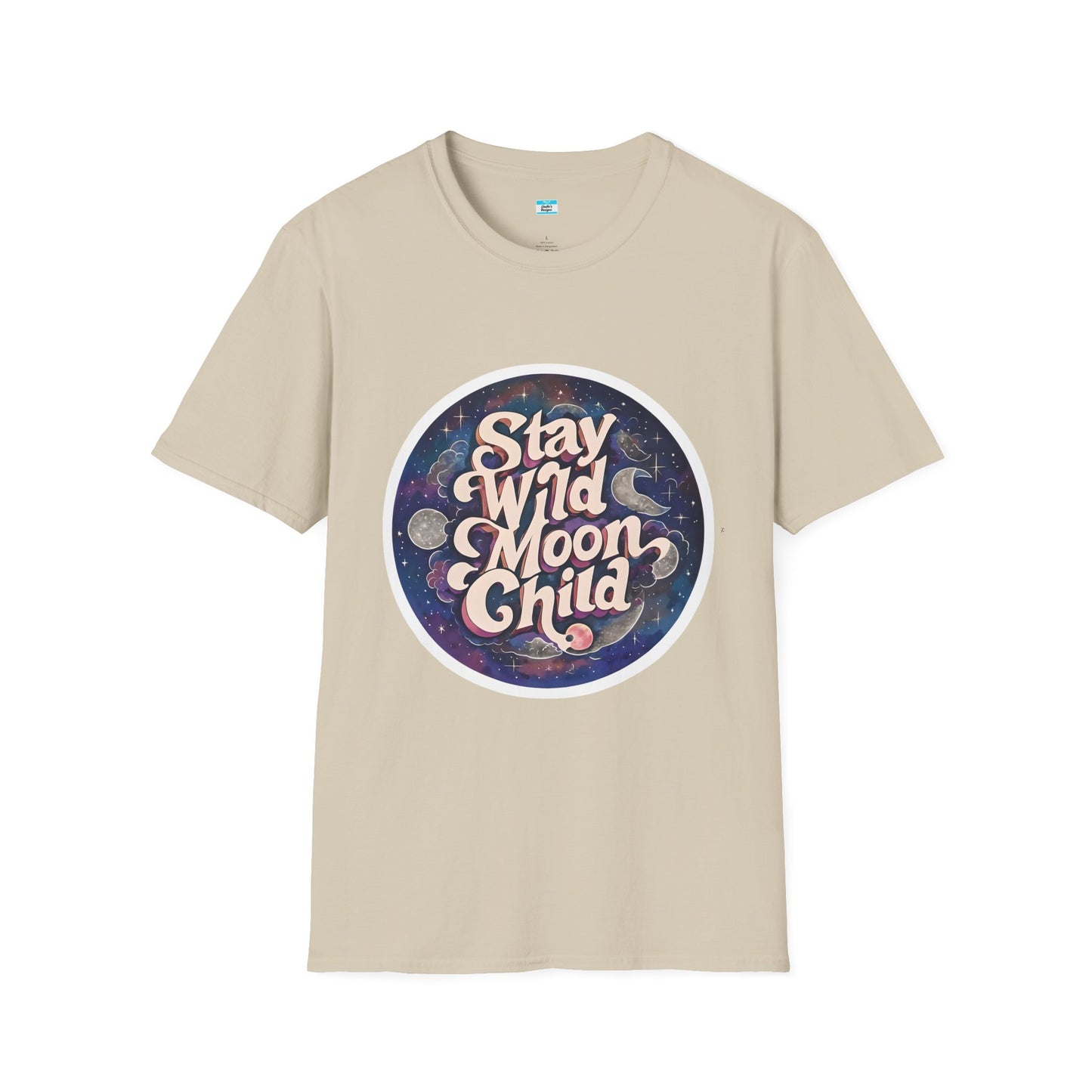 Stay Wild Moon Child T-Shirt β Boho Retro Celestial Graphic Tee