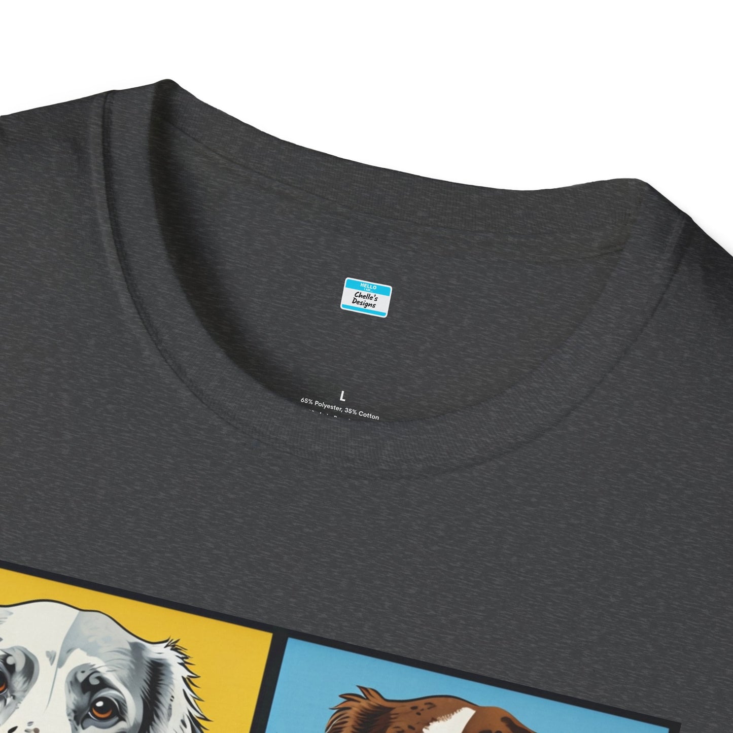 Pop Art English Setter T-Shirt β Colorful Dog Lover Graphic Tee