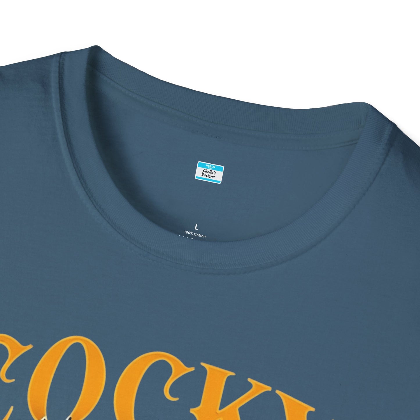 Cocky Rooster T-Shirt – Funny Farm Animal Graphic Tee, Bold Chicken Humor Shirt