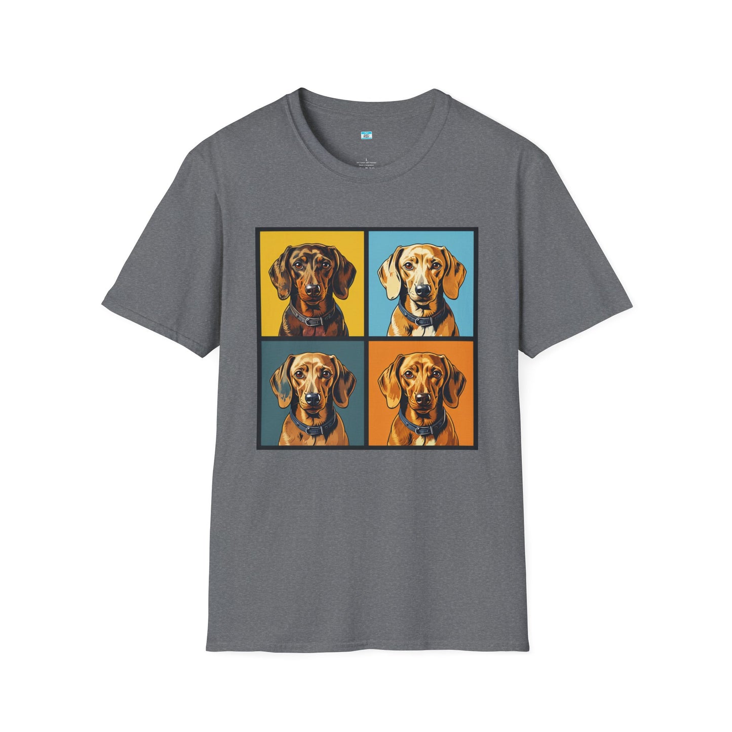 Pop Art Dachshund T-Shirt β Colorful Wiener Dog Lover Graphic Tee
