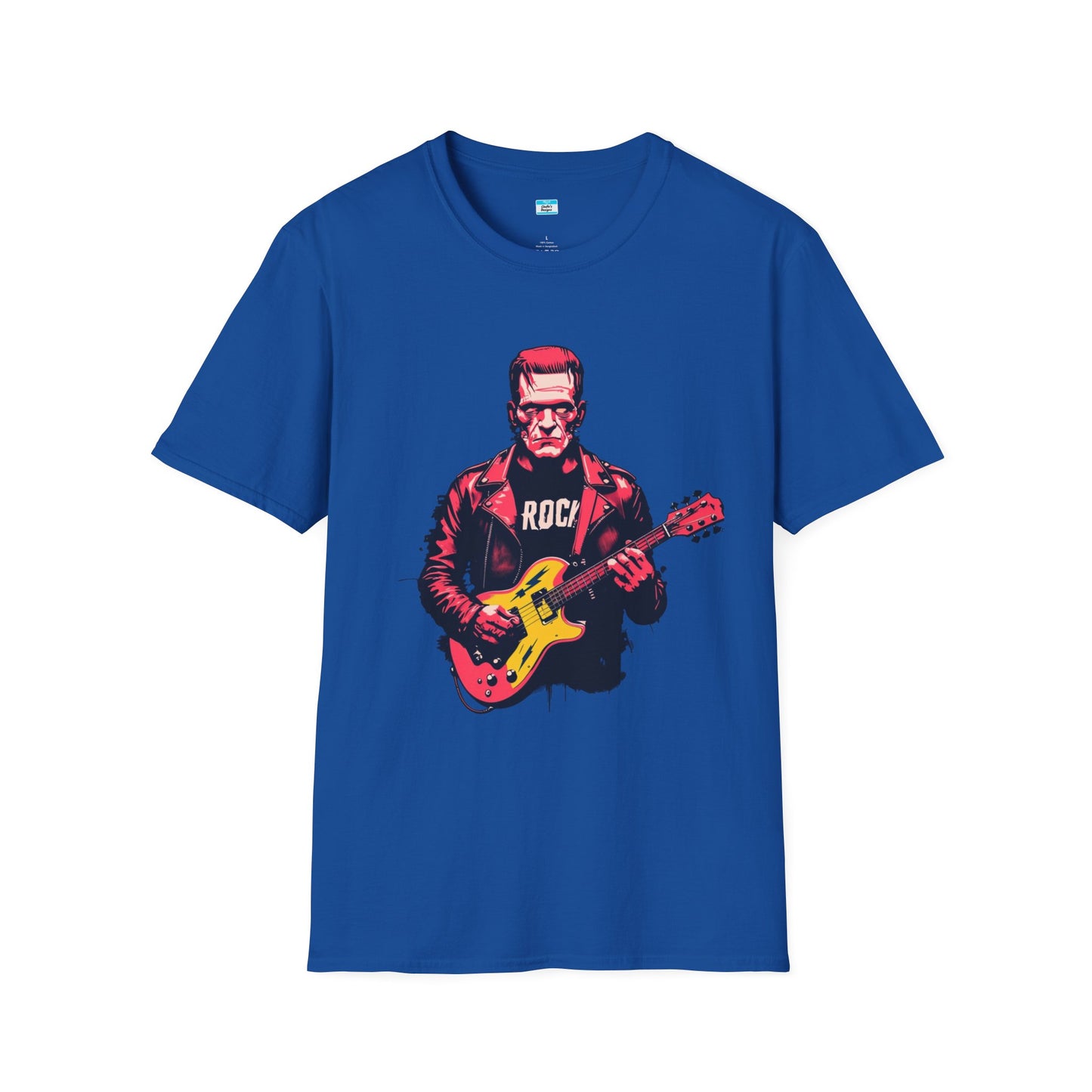 Frankenstein Rock Guitar T-Shirt – Horror Punk Monster Music Tee