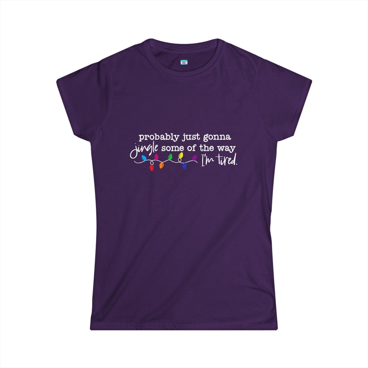 Funny Christmas Shirt, Probably Just Gonna Jingle Some of the Way I am Tired, Holiday Humor Tee