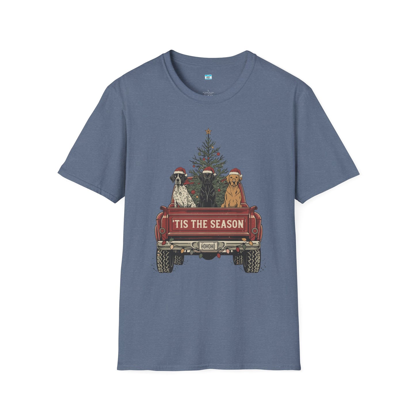 ’Tis The Season Christmas Truck Dog Shirt – Festive Holiday Dog Lover Tee