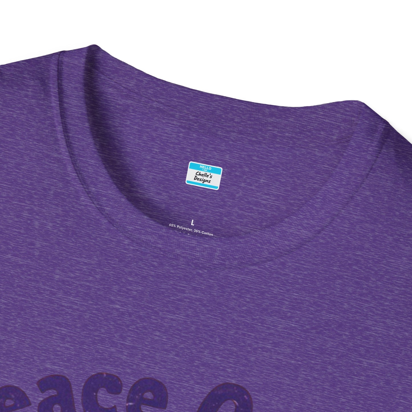 Peace Out! T-Shirt – Psychedelic Sun & Peace Sign Retro Rock Tee