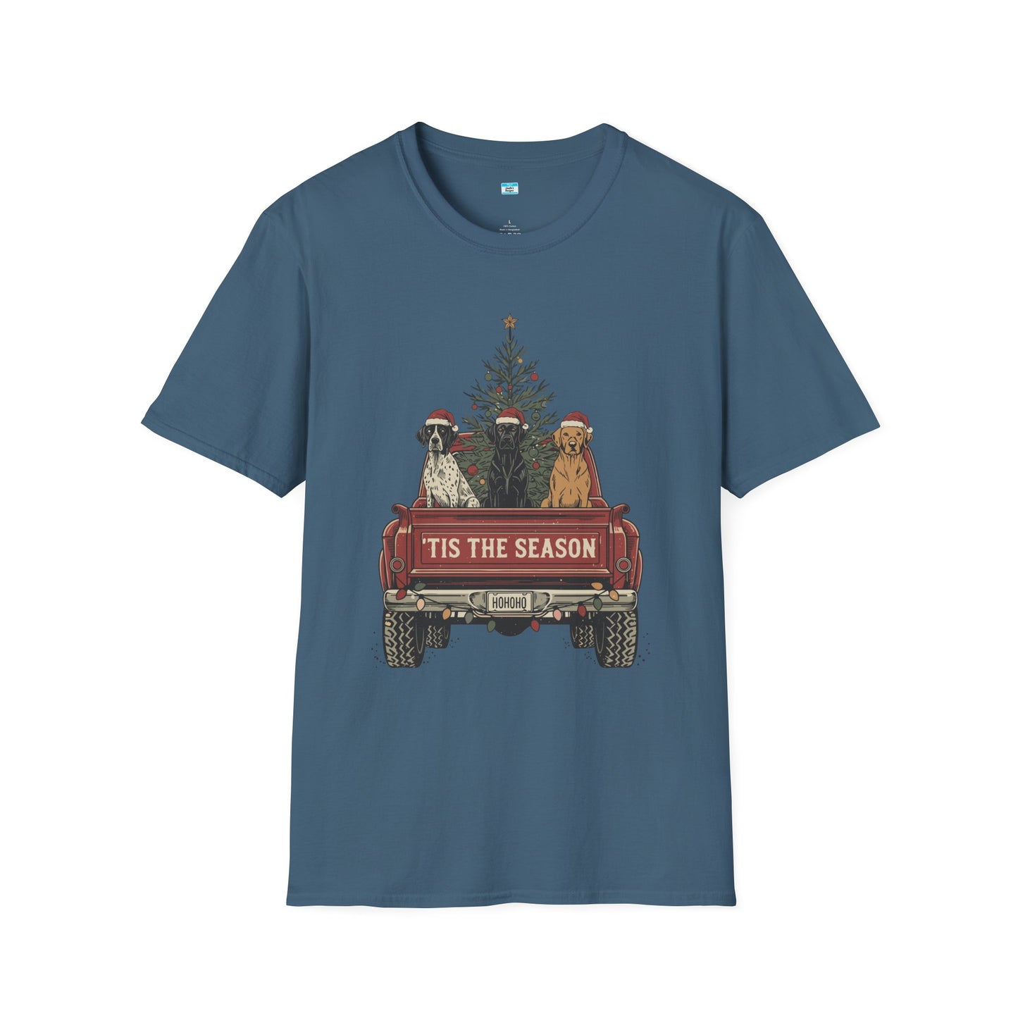 ’Tis The Season Christmas Truck Dog Shirt – Festive Holiday Dog Lover Tee