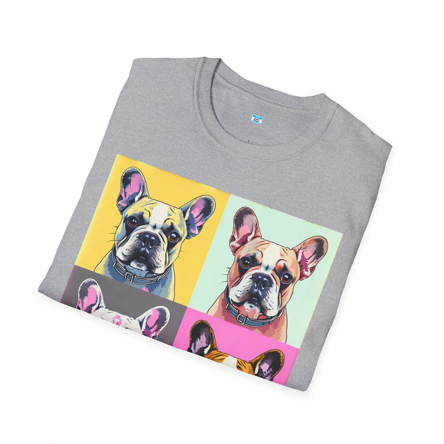 Pop Art French Bulldog T-Shirt β Colorful Frenchie Lover Graphic Tee