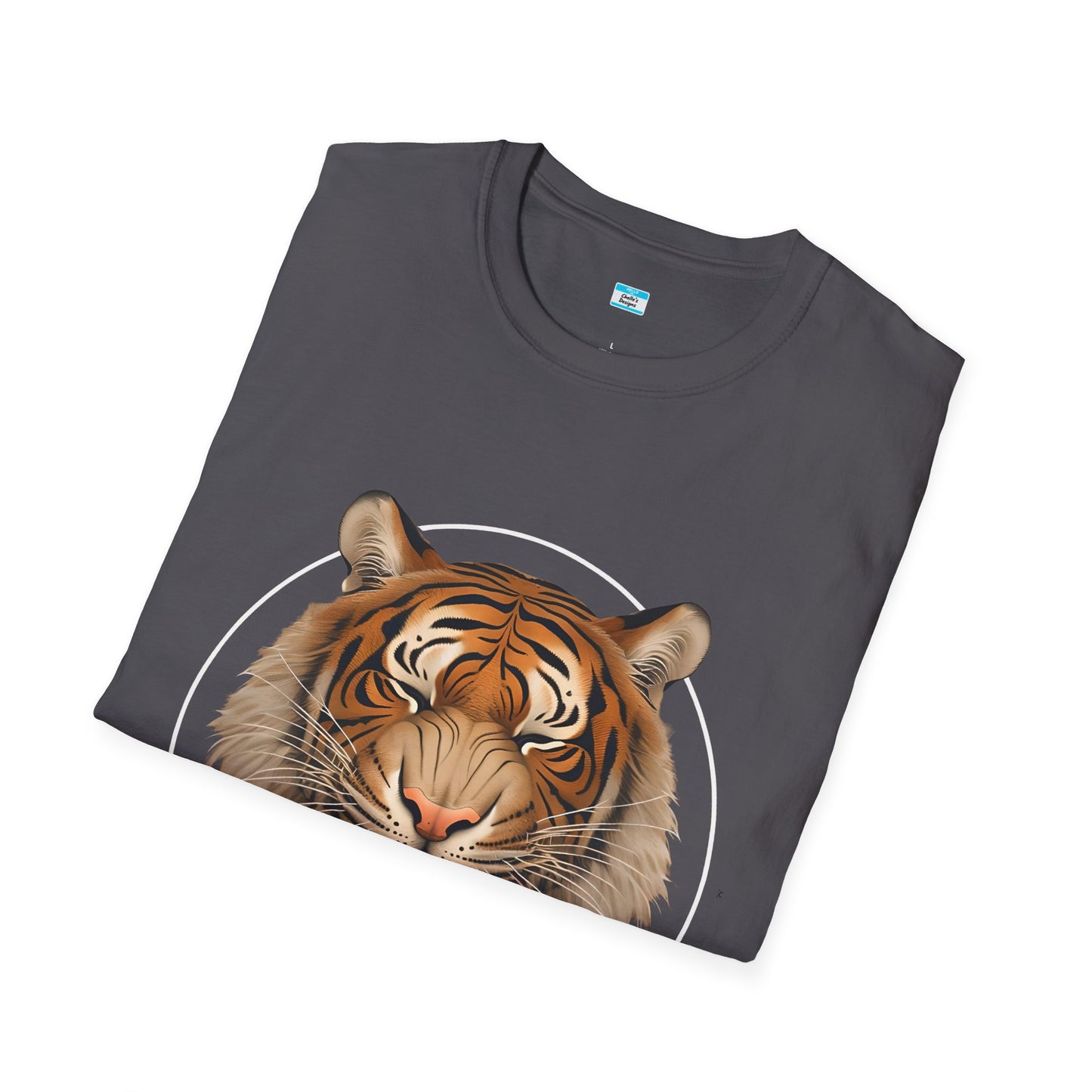 Roaring Tiger Face Graphic T-Shirt – Bold Wild Jungle Animal Tee for Men & Women