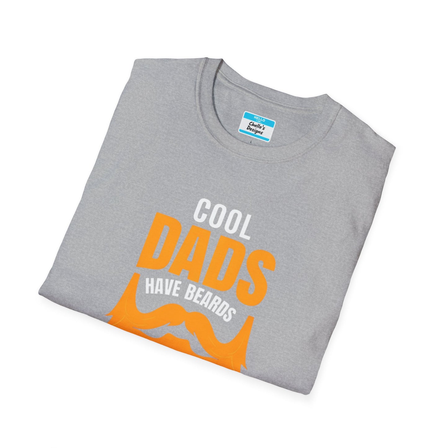 Cool Dads Have Ginger Beards T-Shirt | Funny Father’s Day Gift Beard Graphic Tee