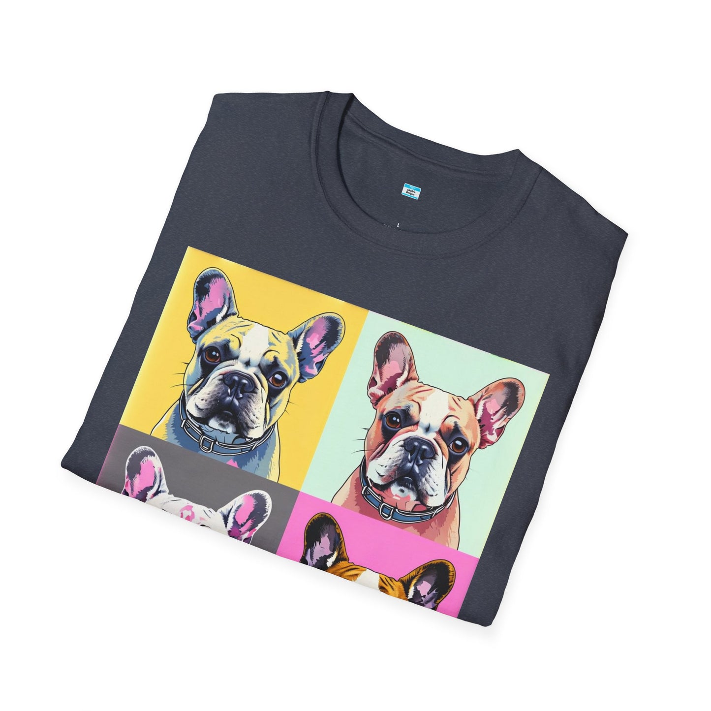 Pop Art French Bulldog T-Shirt β Colorful Frenchie Lover Graphic Tee