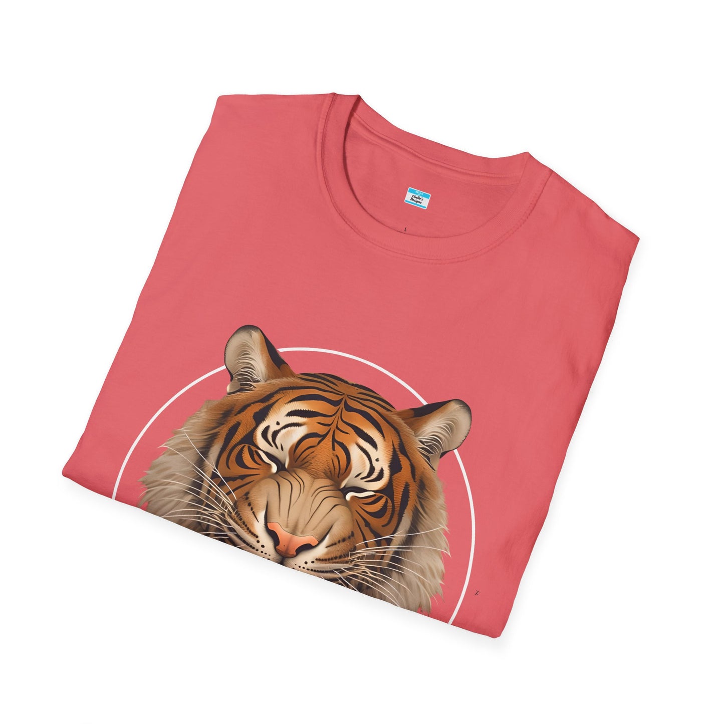 Roaring Tiger Face Graphic T-Shirt – Bold Wild Jungle Animal Tee for Men & Women