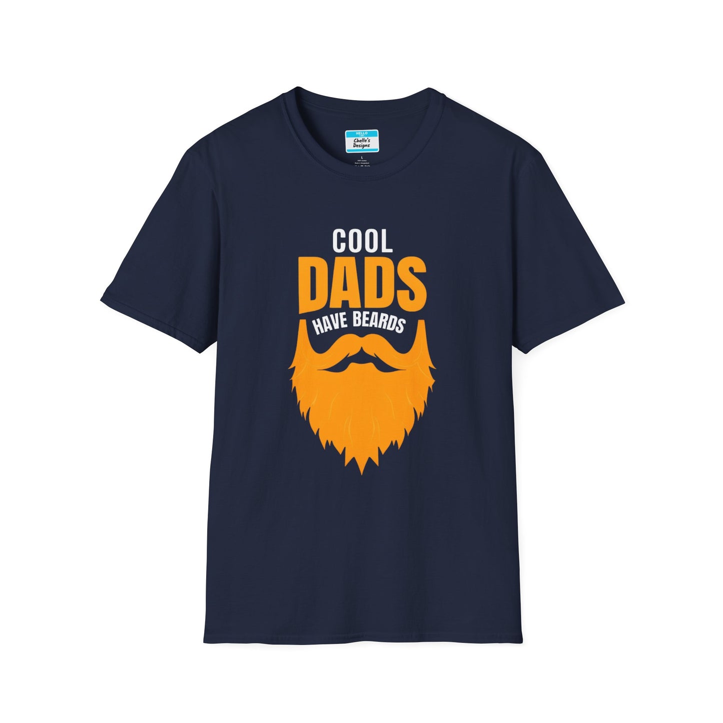 Cool Dads Have Ginger Beards T-Shirt | Funny Father’s Day Gift Beard Graphic Tee