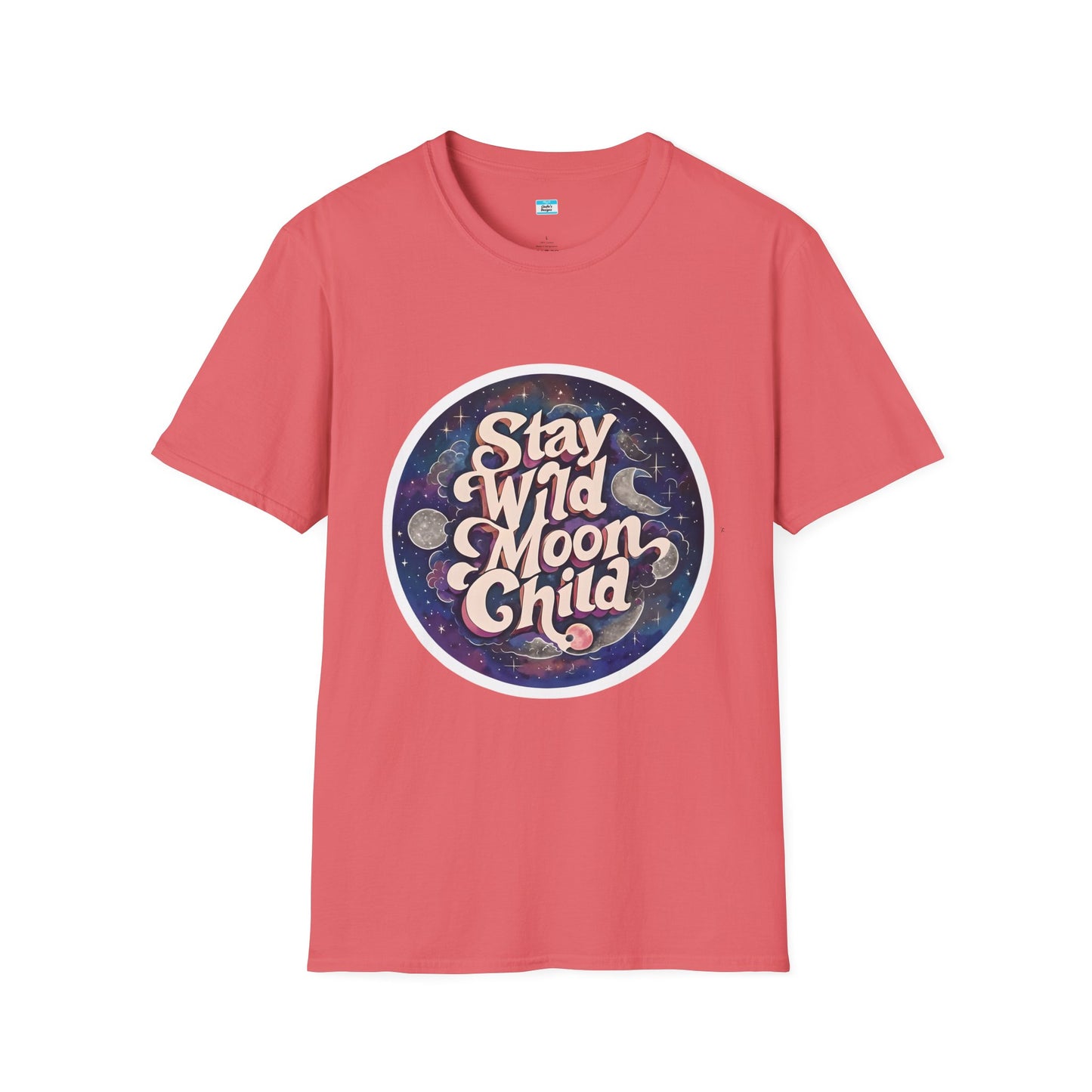 Stay Wild Moon Child T-Shirt β Boho Retro Celestial Graphic Tee