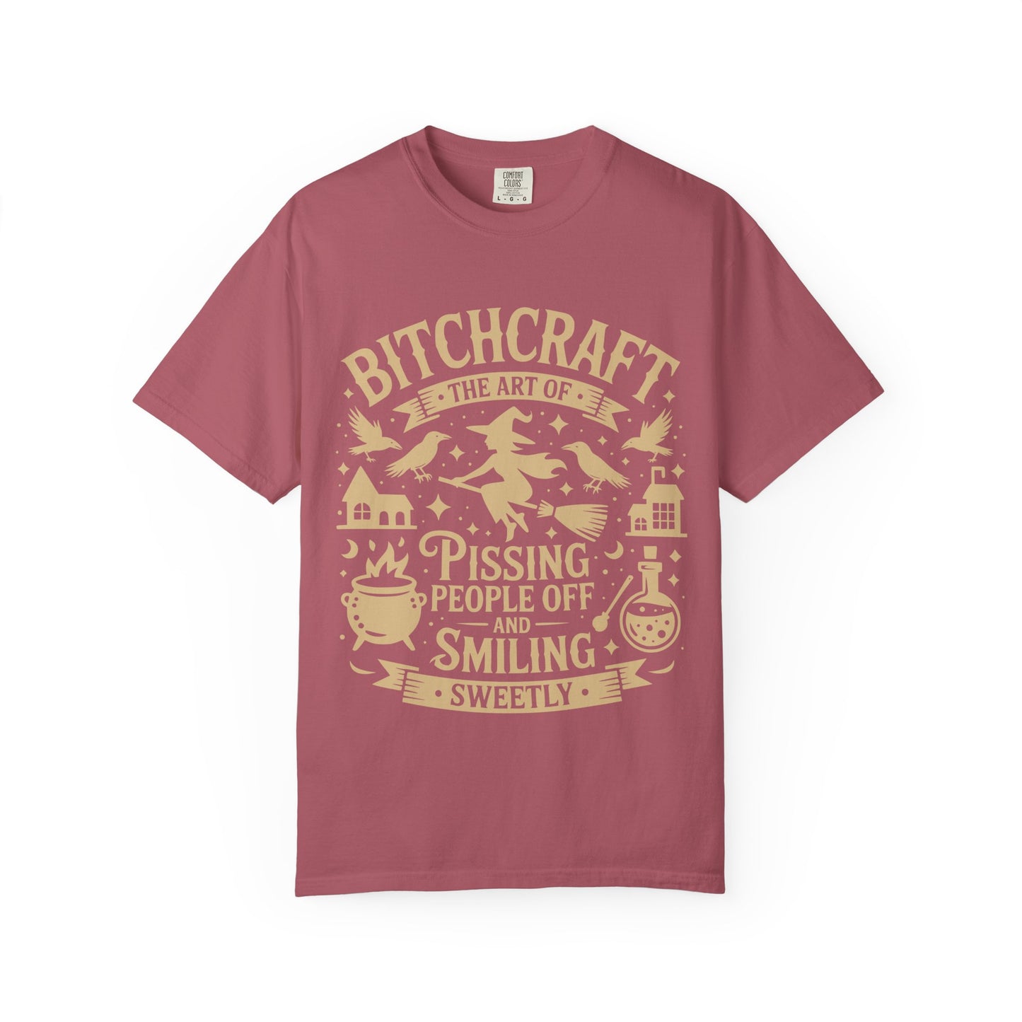 Bitchcraft – Funny Witchy T-Shirt | Gothic Witch Humor Tee