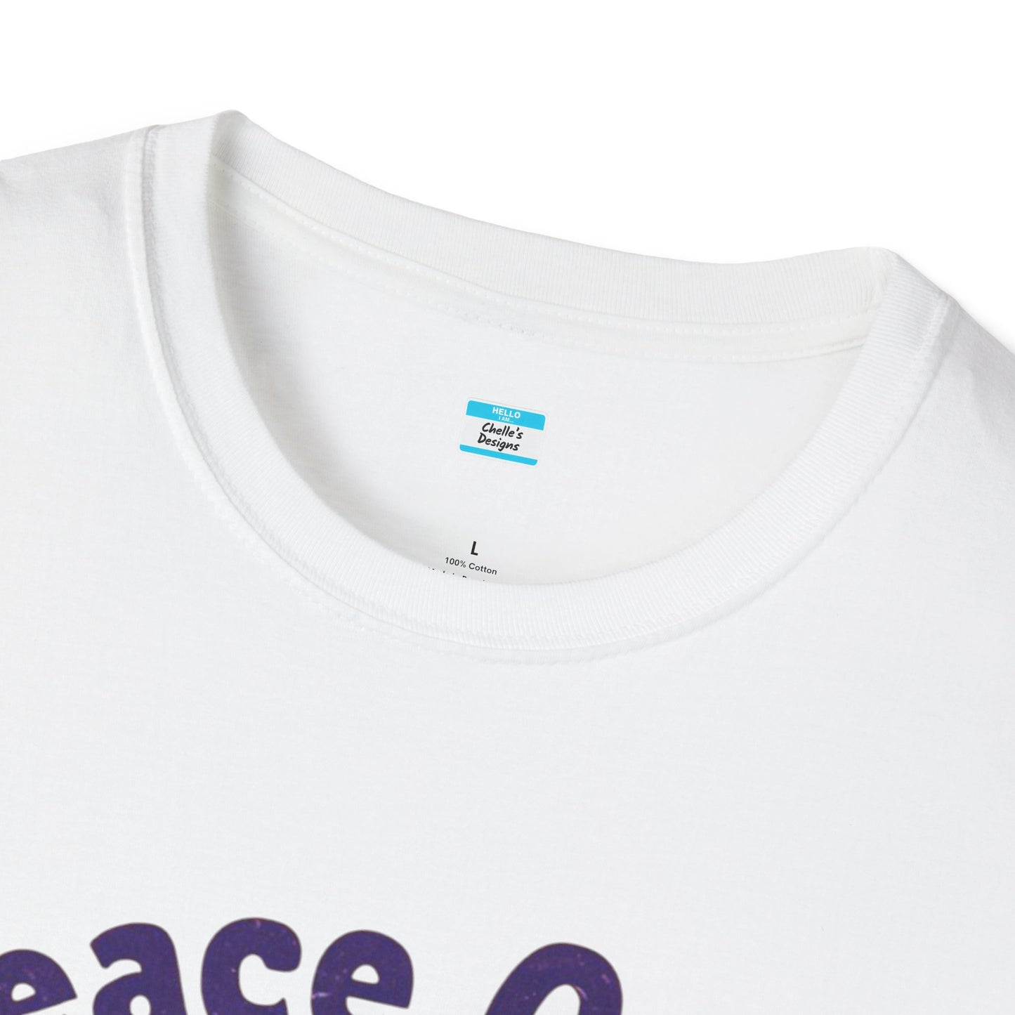 Peace Out! T-Shirt – Psychedelic Sun & Peace Sign Retro Rock Tee