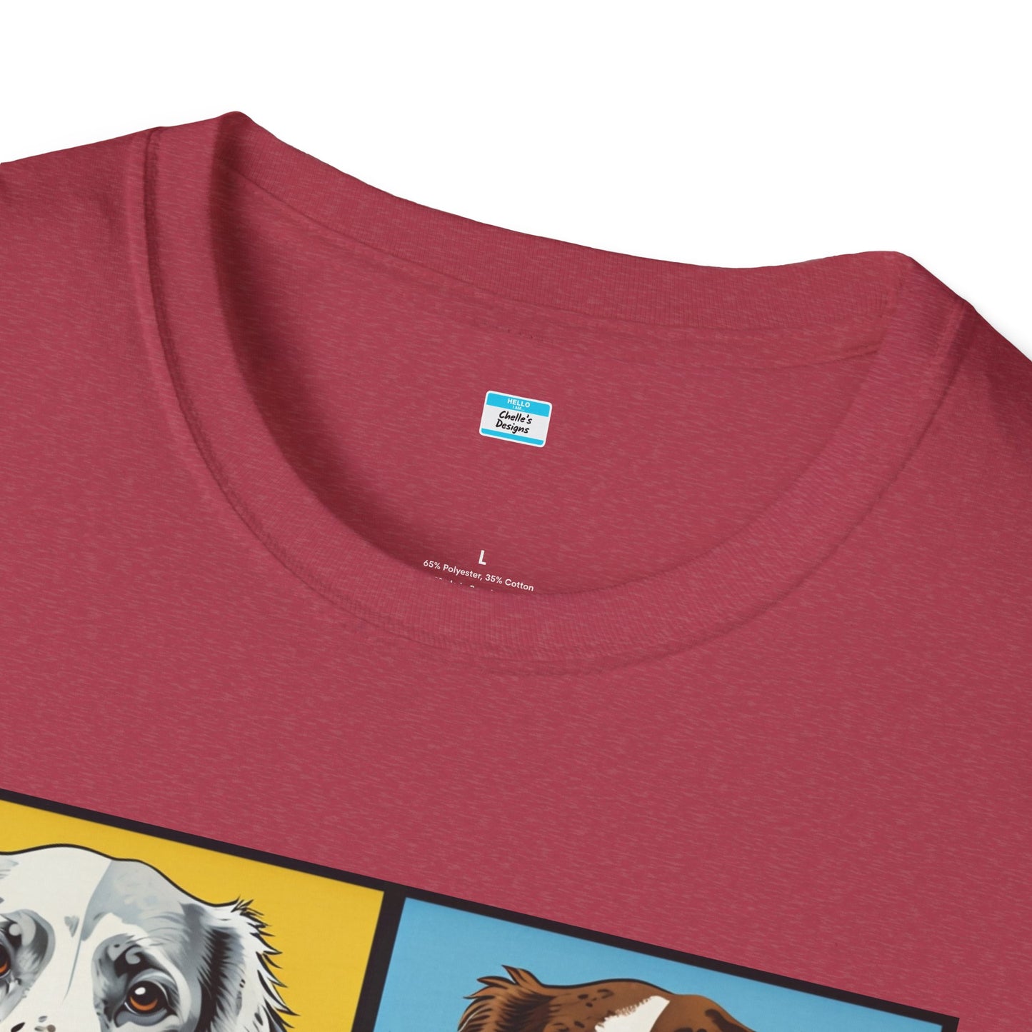 Pop Art English Setter T-Shirt β Colorful Dog Lover Graphic Tee