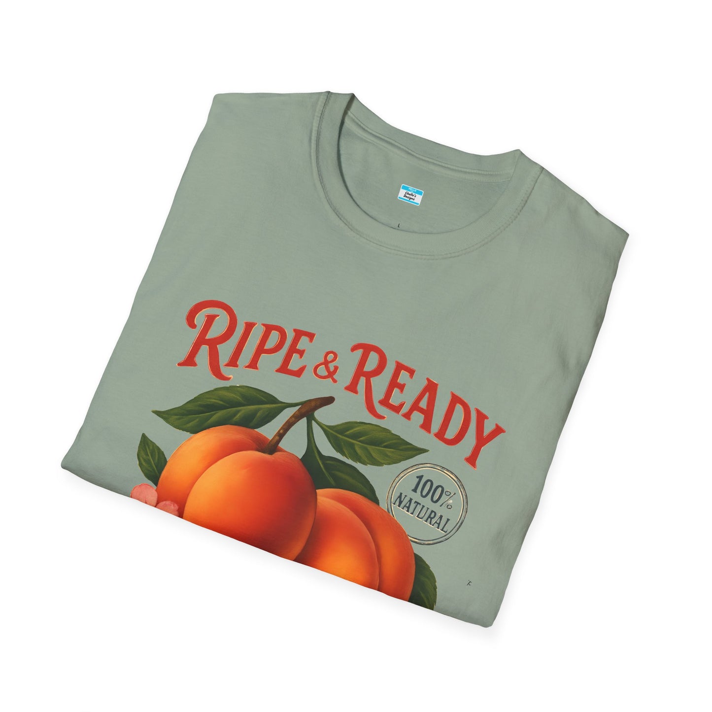 Ripe & Ready Peach T-Shirt β Hidden Valley Sweet Juicy Vintage Fruit Tee