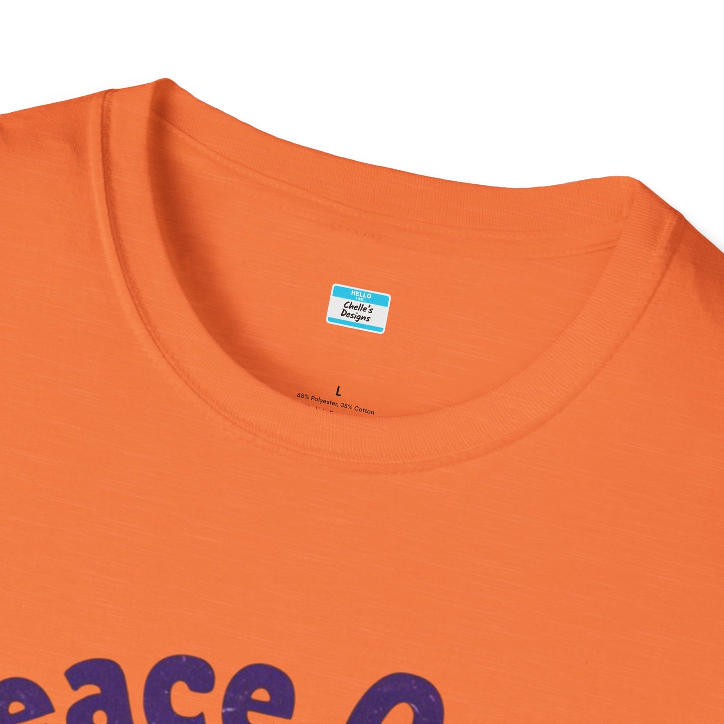 Peace Out! T-Shirt – Psychedelic Sun & Peace Sign Retro Rock Tee
