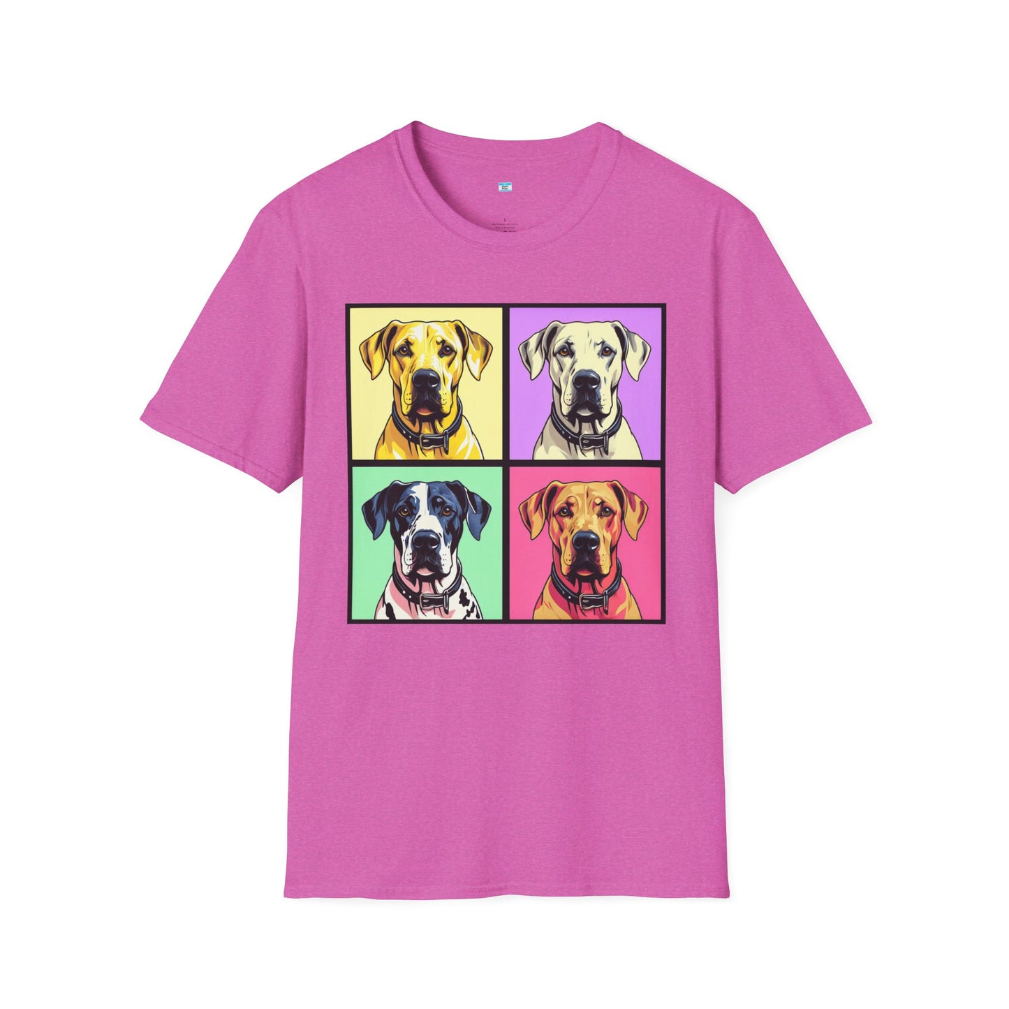 Pop Art Great Dane T-Shirt β Colorful Dog Lover Graphic Tee