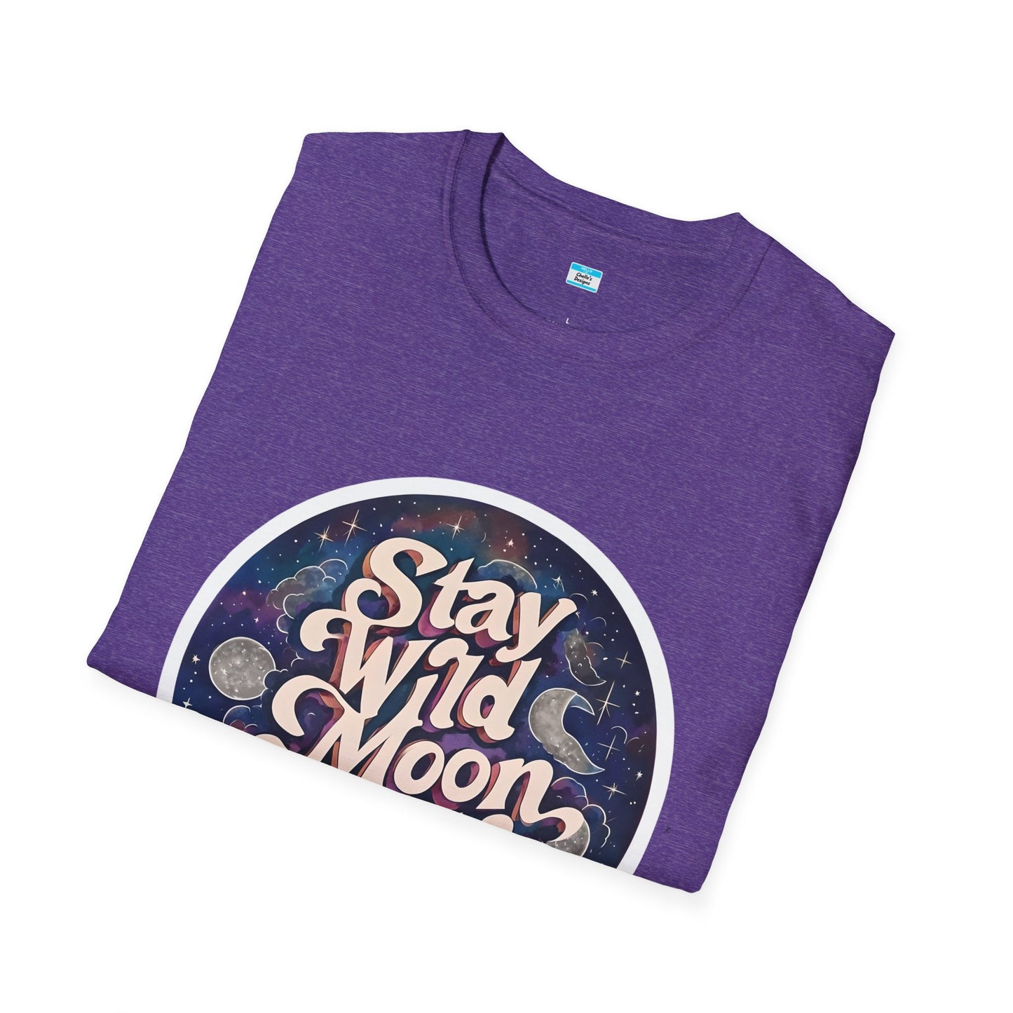 Stay Wild Moon Child T-Shirt β Boho Retro Celestial Graphic Tee