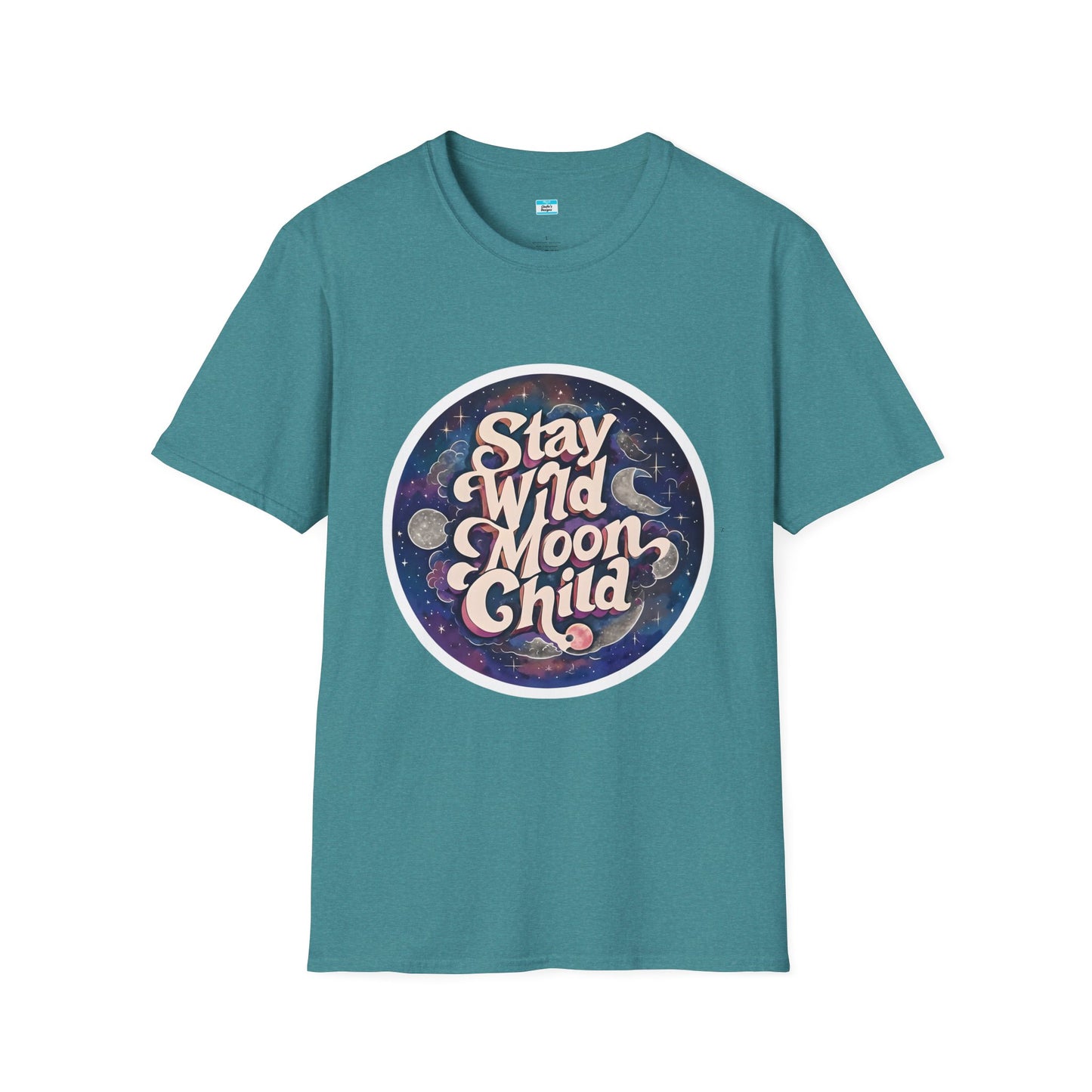 Stay Wild Moon Child T-Shirt β Boho Retro Celestial Graphic Tee