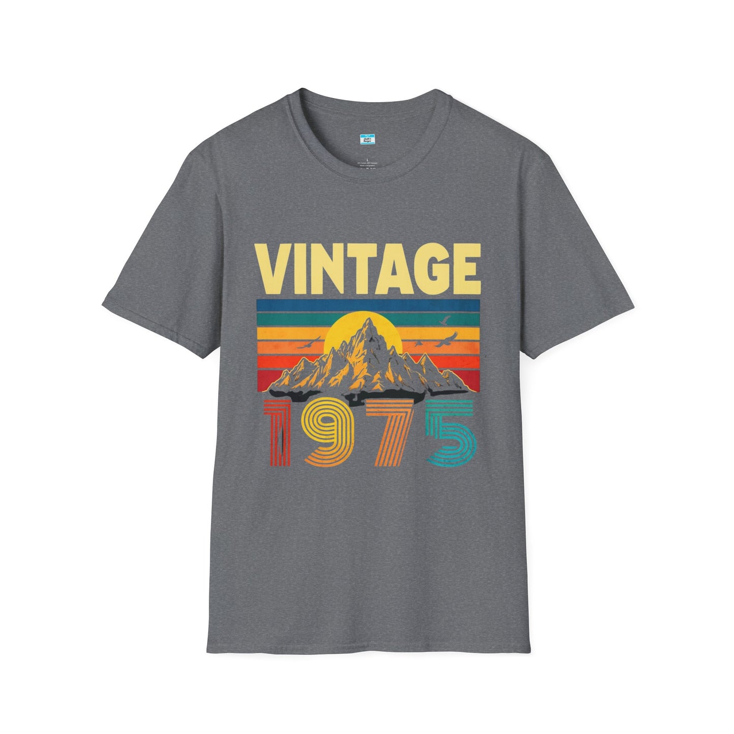 Vintage 1975 T-Shirt β Retro Sunset Mountain 70s Birthday Tee