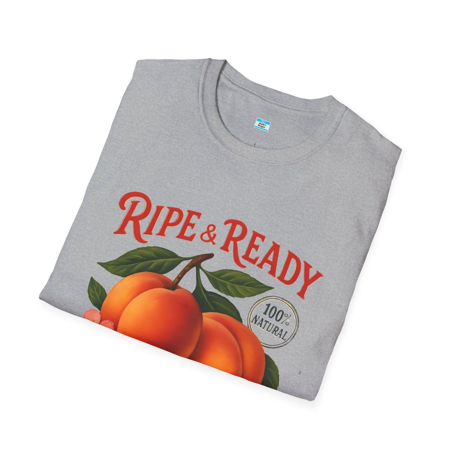 Ripe & Ready Peach T-Shirt β Hidden Valley Sweet Juicy Vintage Fruit Tee