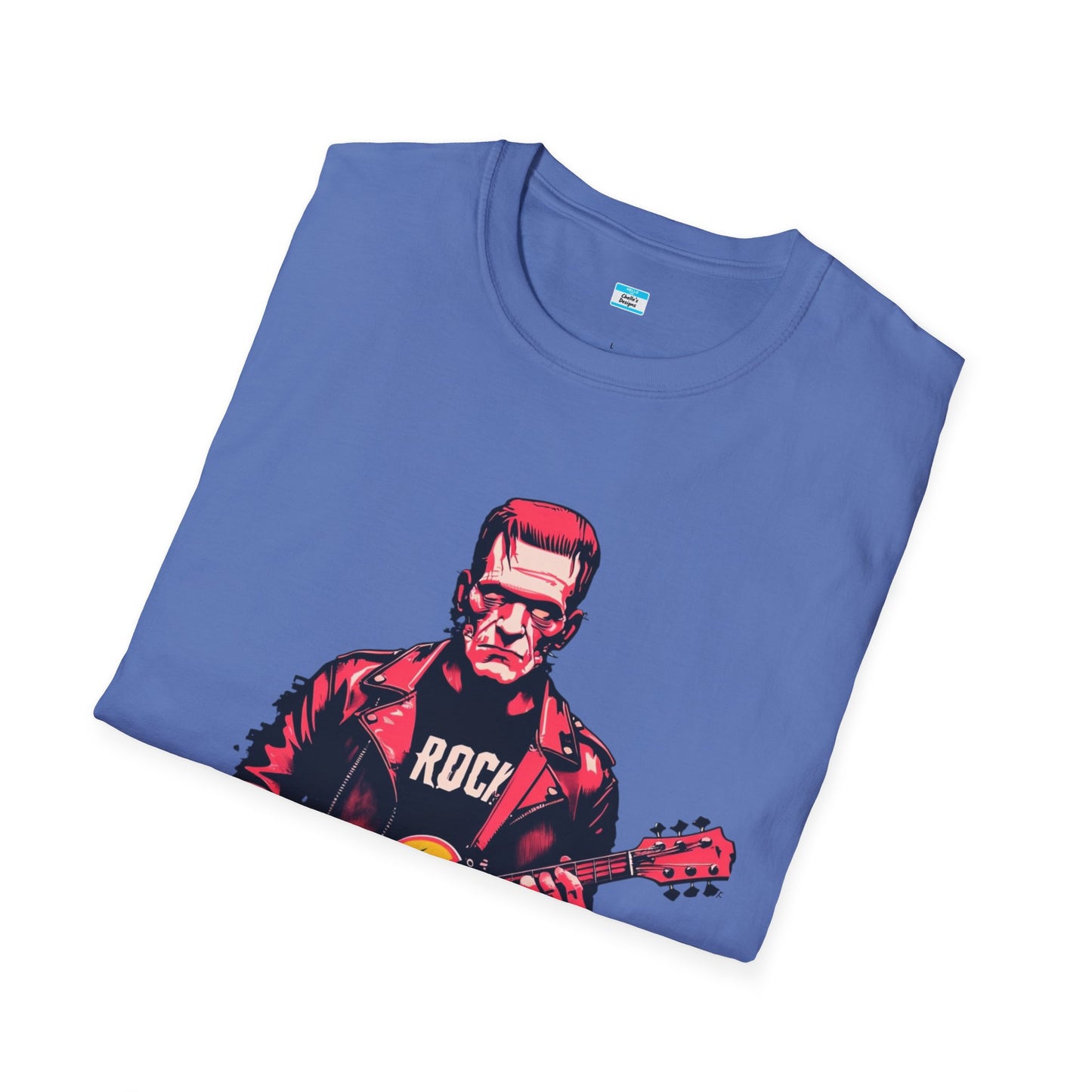 Frankenstein Rock Guitar T-Shirt – Horror Punk Monster Music Tee
