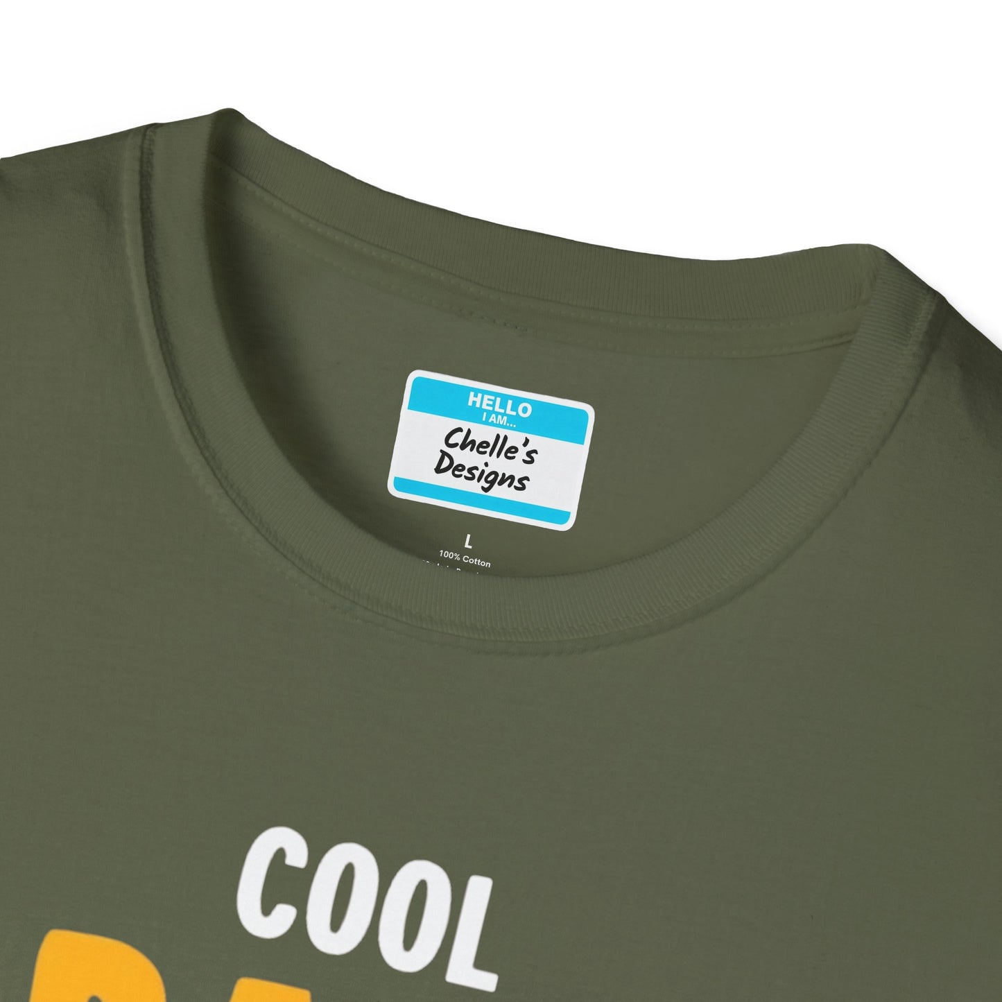 Cool Dads Have Black Beards T-Shirt | Funny Father’s Day Gift Beard Graphic Tee
