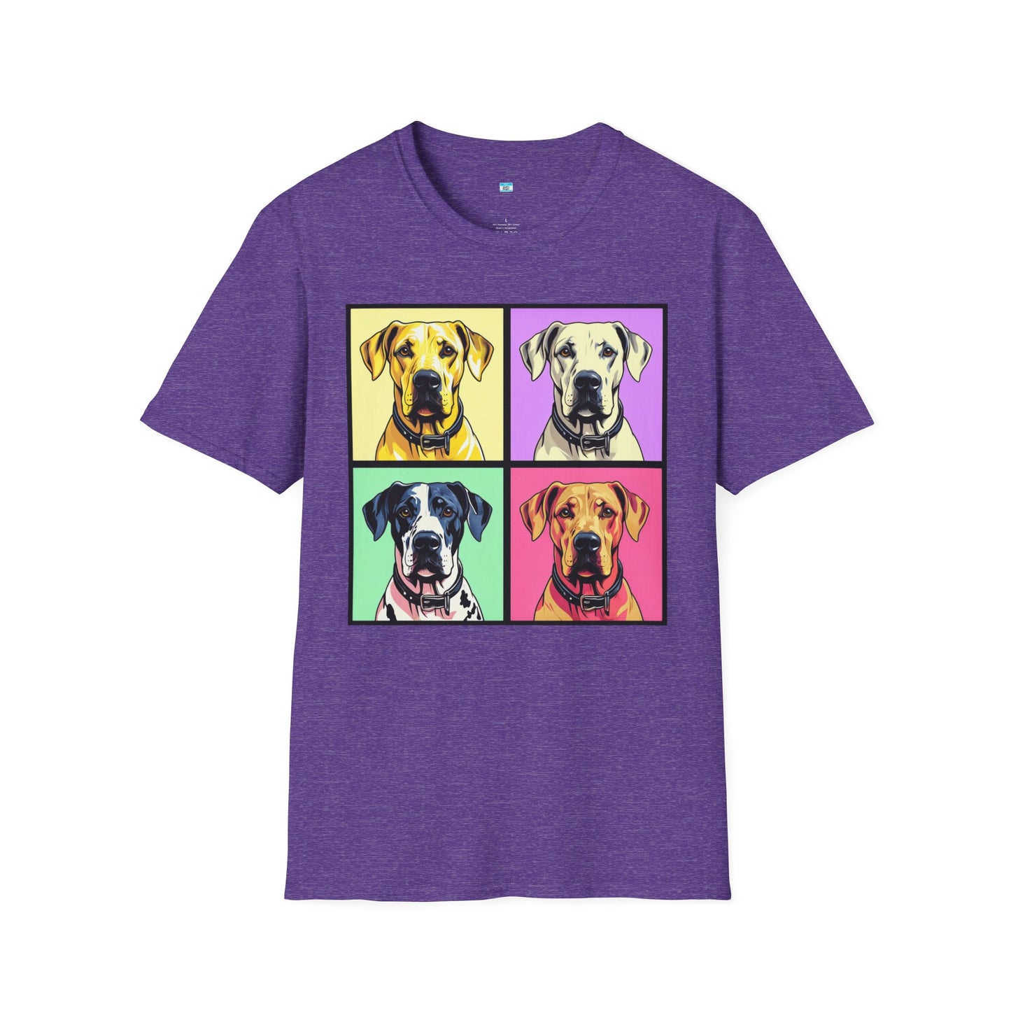 Pop Art Great Dane T-Shirt β Colorful Dog Lover Graphic Tee