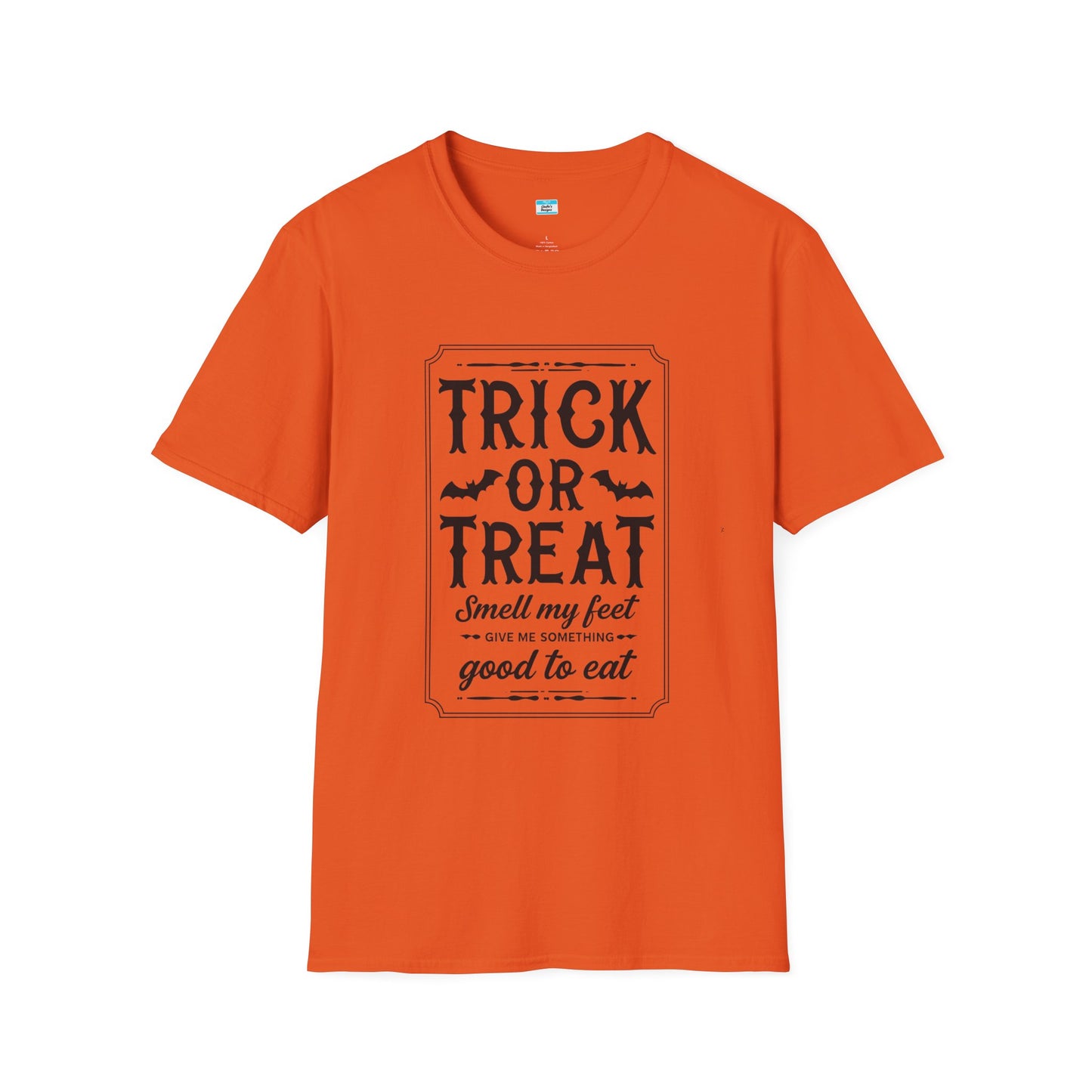 Funny Halloween “Trick or Treat Smell My Feet” T-Shirt – Spooky Season Graphic Tee