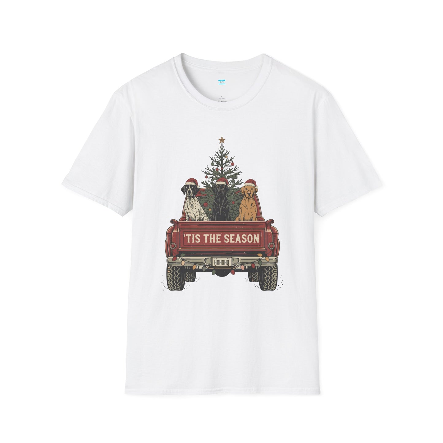 ’Tis The Season Christmas Truck Dog Shirt – Festive Holiday Dog Lover Tee
