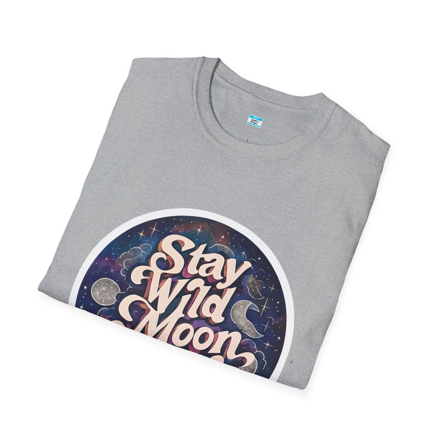 Stay Wild Moon Child T-Shirt β Boho Retro Celestial Graphic Tee