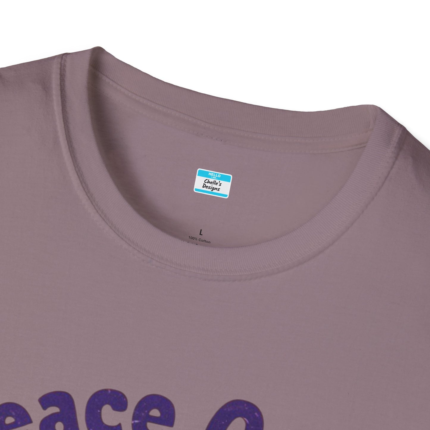 Peace Out! T-Shirt – Psychedelic Sun & Peace Sign Retro Rock Tee